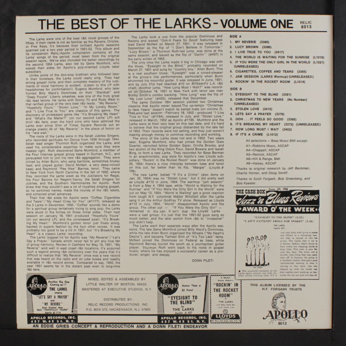 best of, vol. 1 by LARKS