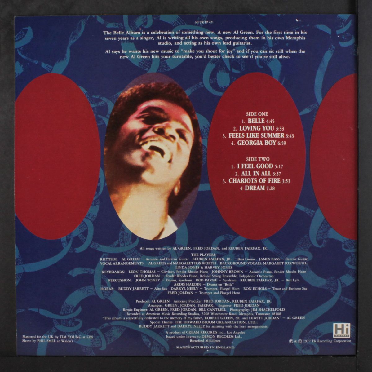 the belle album by AL GREEN