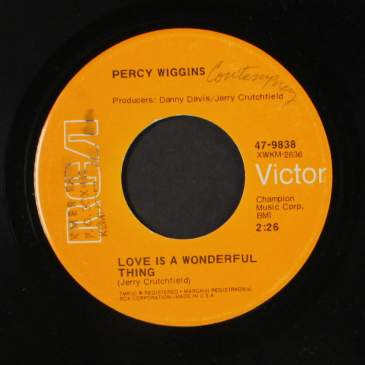 love is a wonderful thing by PERCY WIGGINS