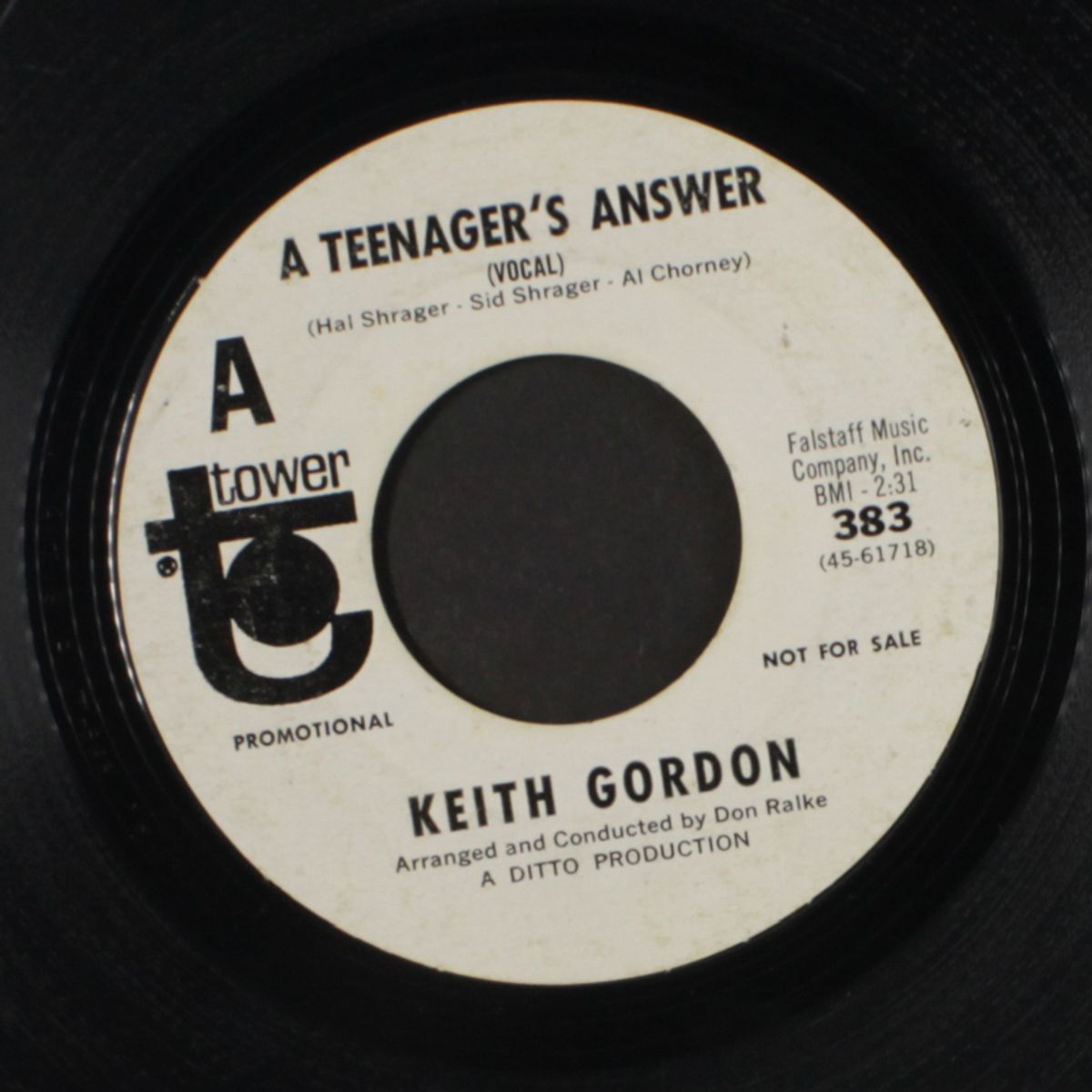 a teenagers answer / instro by KEITH GORDON