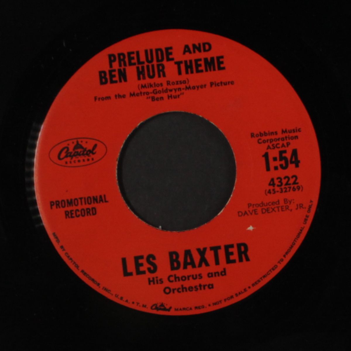 'til tomorrow / prelude & ben hur theme by LES BAXTER