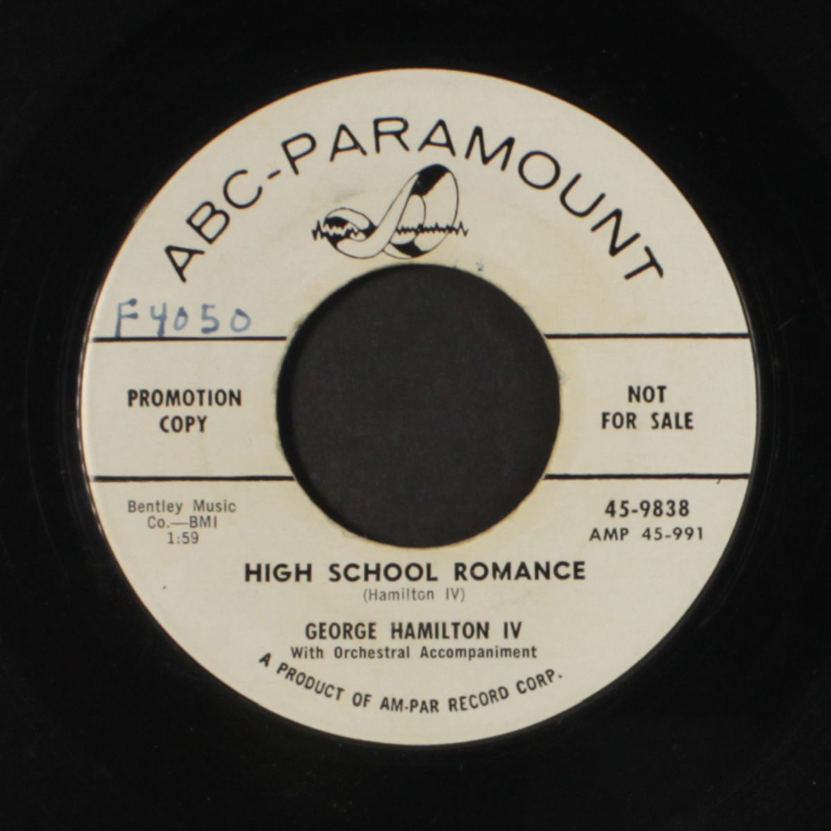everybody's body / high school romance by GEORGE HAMILTON IV