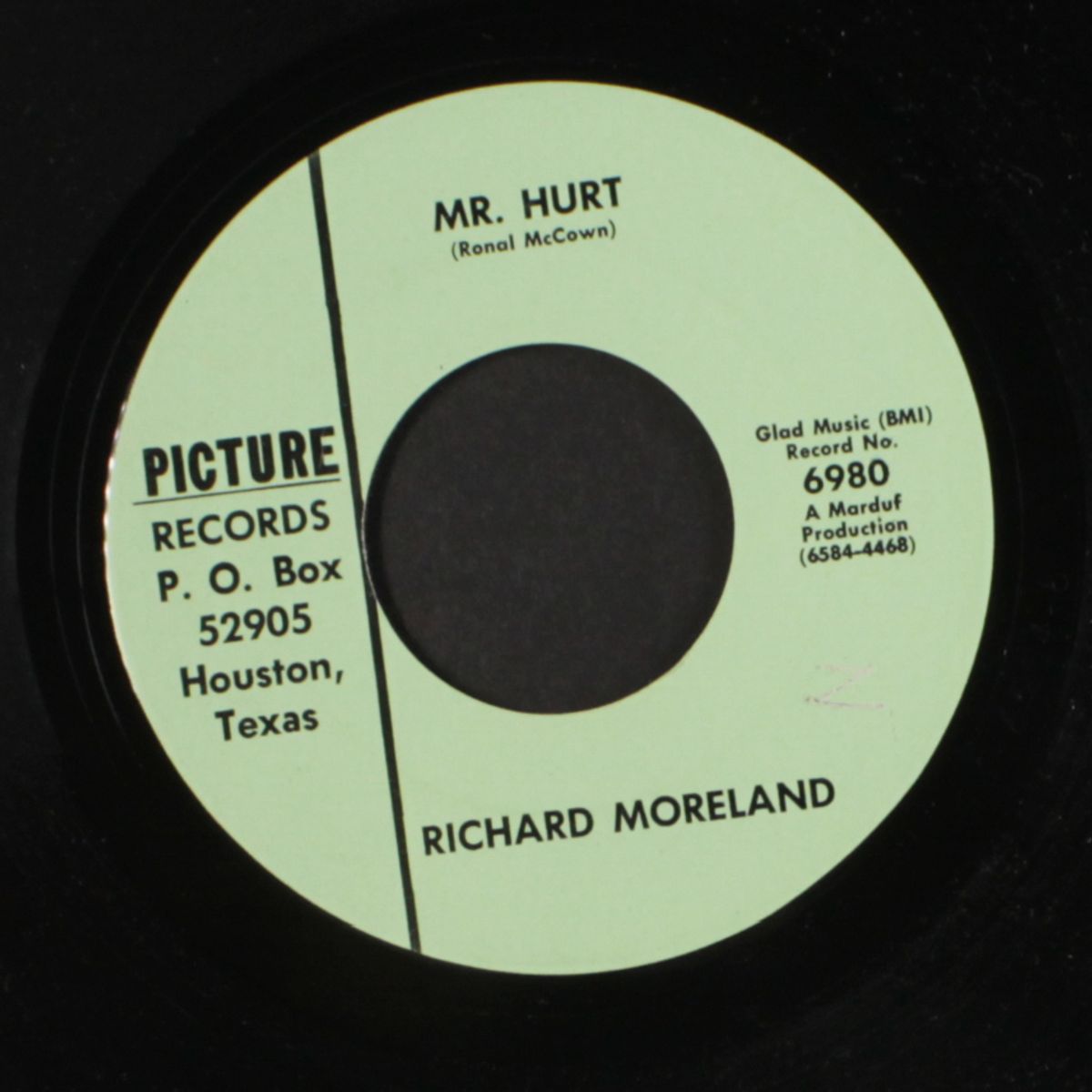 mr. hurt / special way of lov'in by RICHARD MORELAND