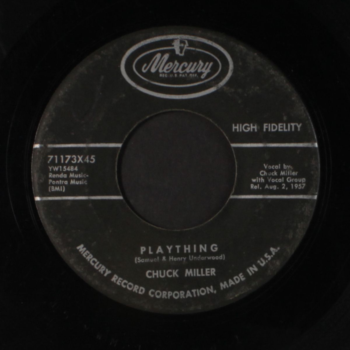 plaything / after yesterday by CHUCK MILLER