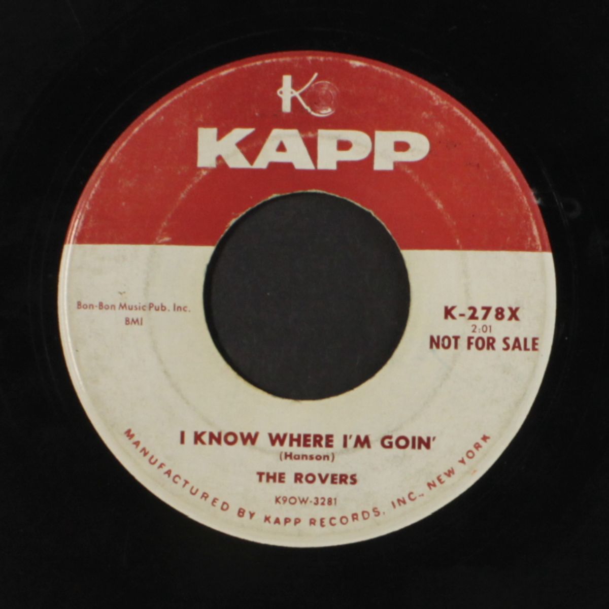 delia's gone / i know where i'm goin' by ROVERS