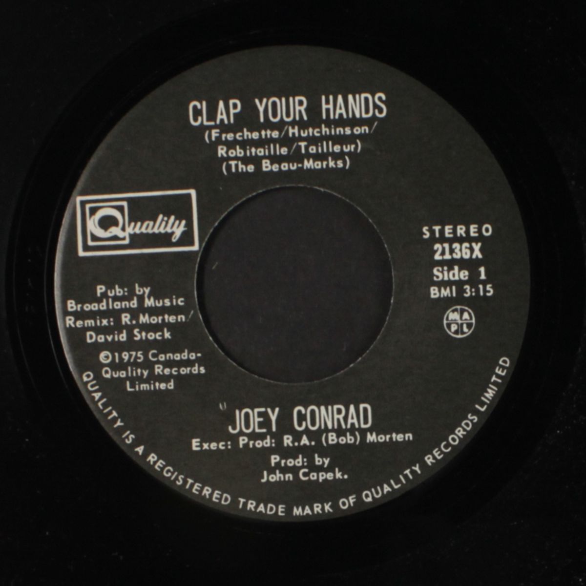 clap your hands / when you're not around by JOEY CONRAD