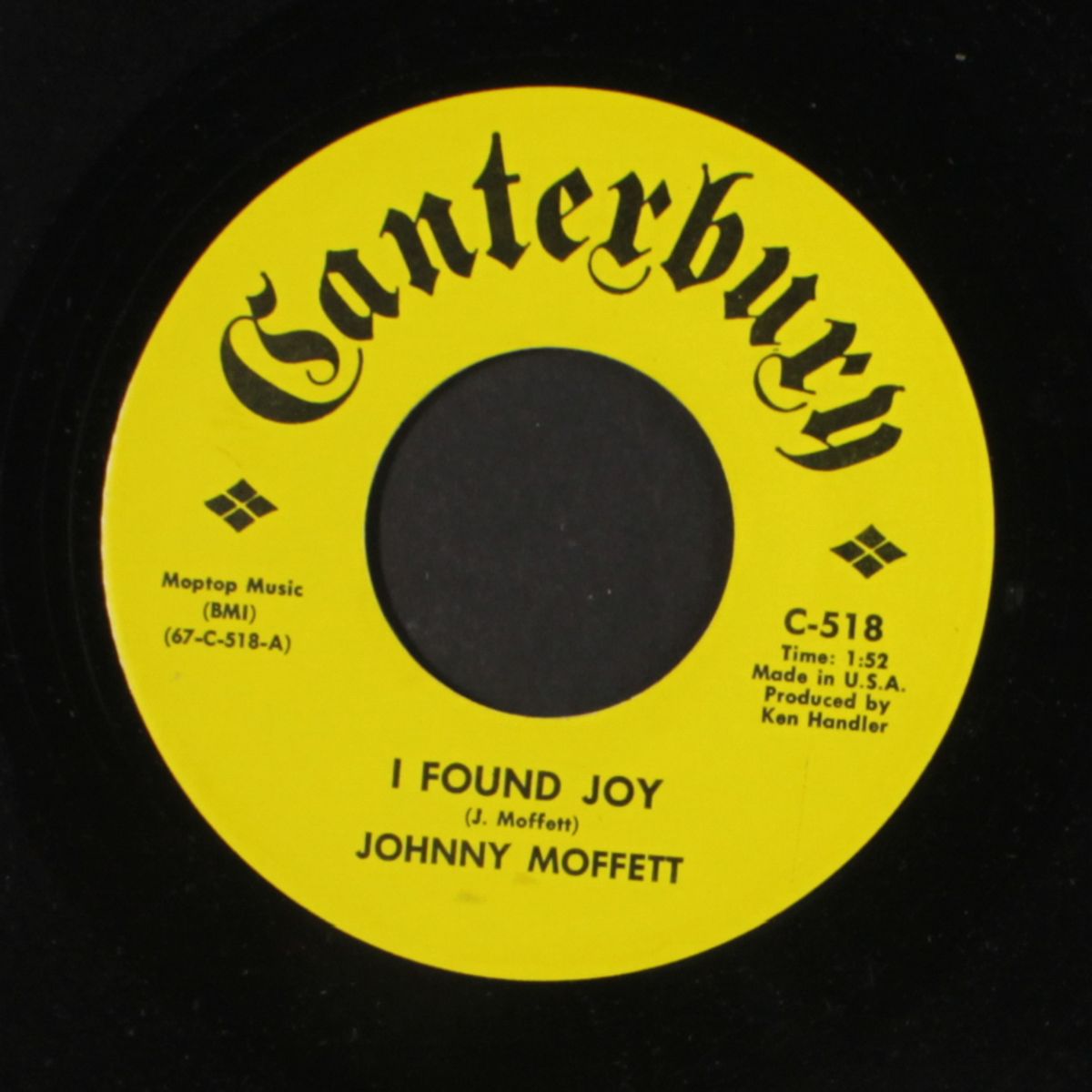 i found joy / send her home by JOHNNY MOFFETT