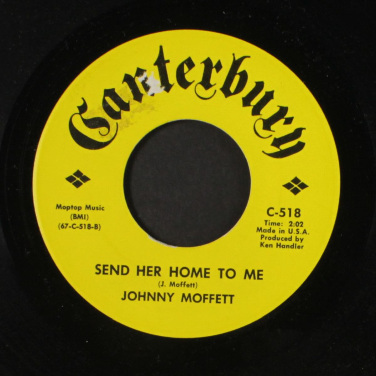 i found joy / send her home by JOHNNY MOFFETT