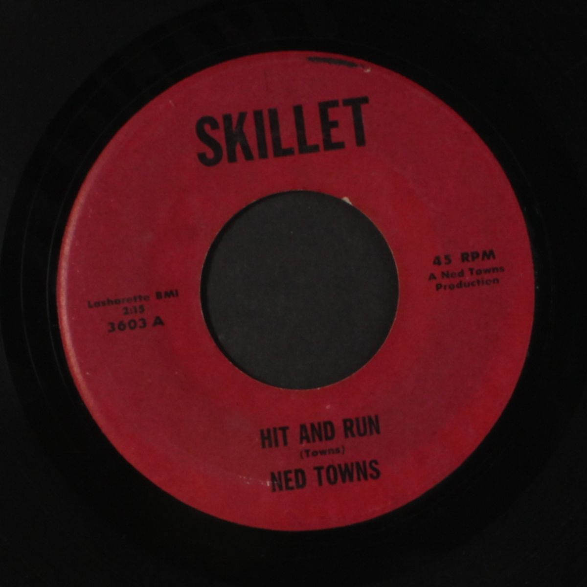 hit and run / i just can't let you go by NED TOWNS