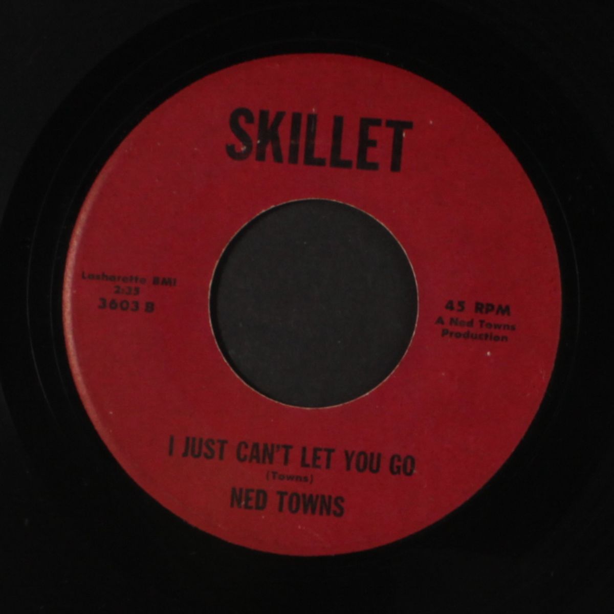 hit and run / i just can't let you go by NED TOWNS
