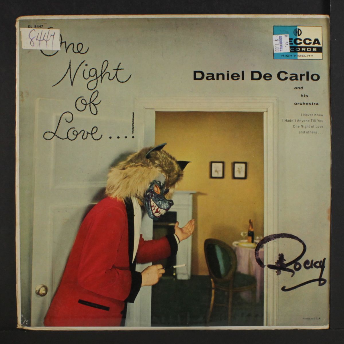 one night of love by DANIEL DE CARLO