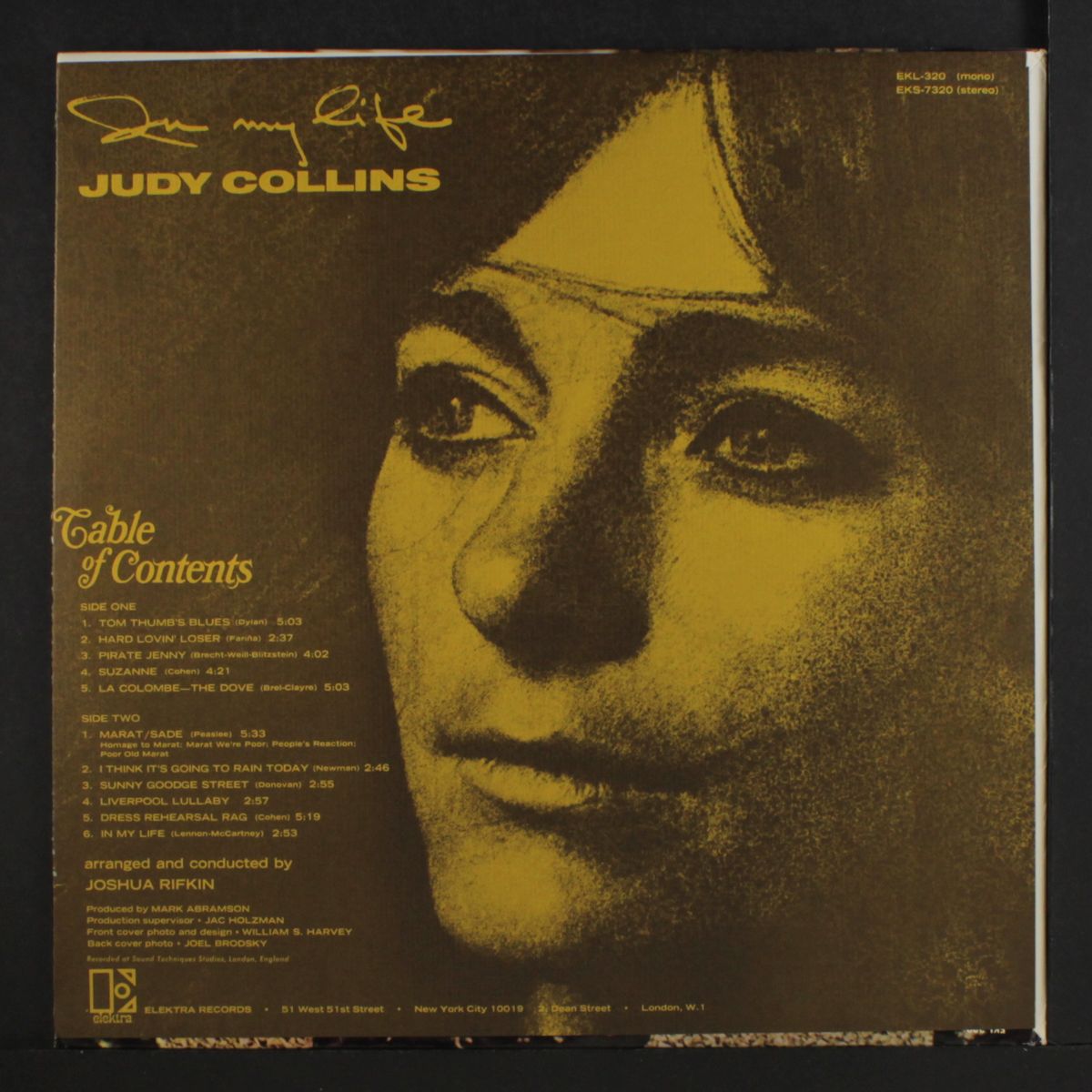 in my life by JUDY COLLINS