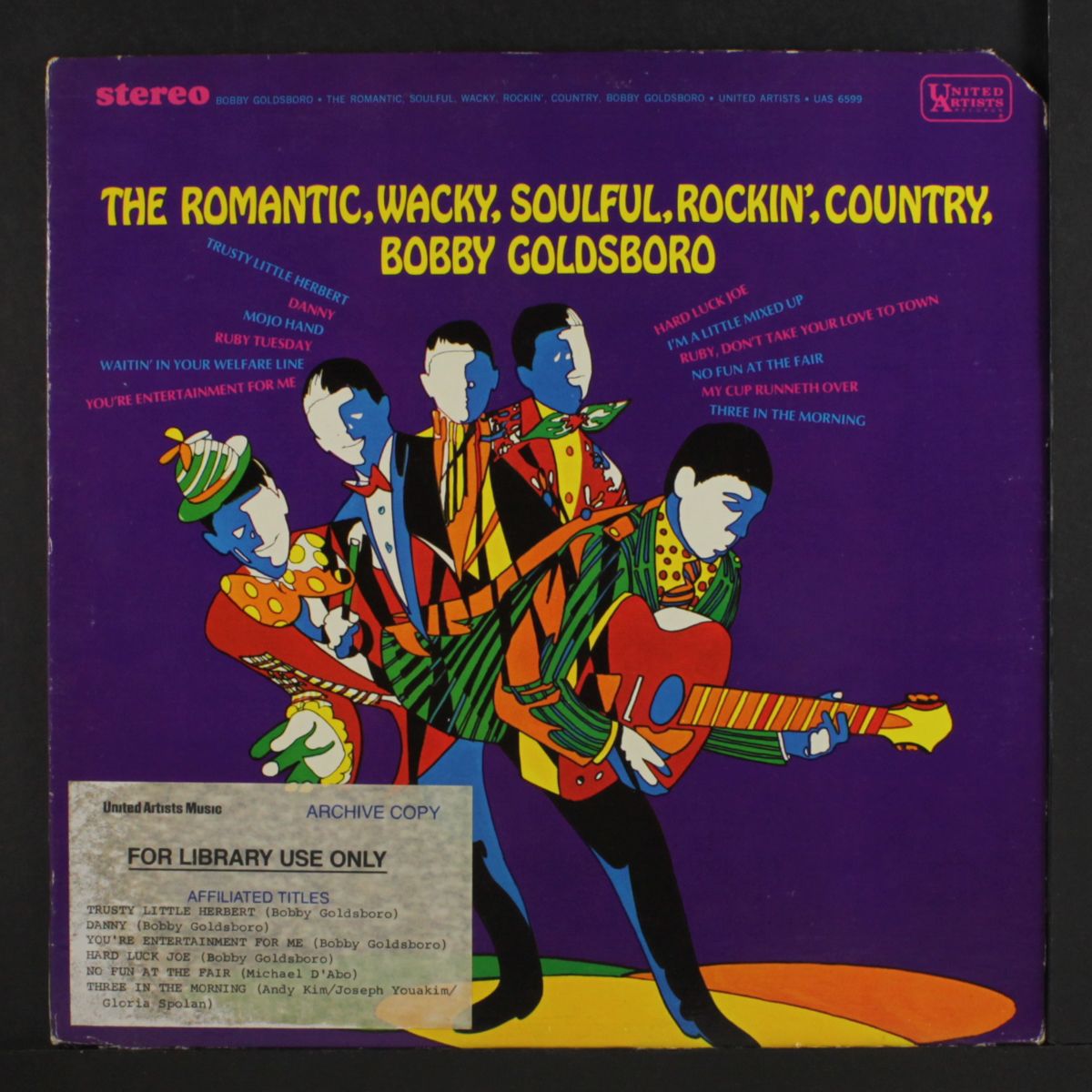the romantic, wacky, soulful, rockin'... by BOBBY GOLDSBORO