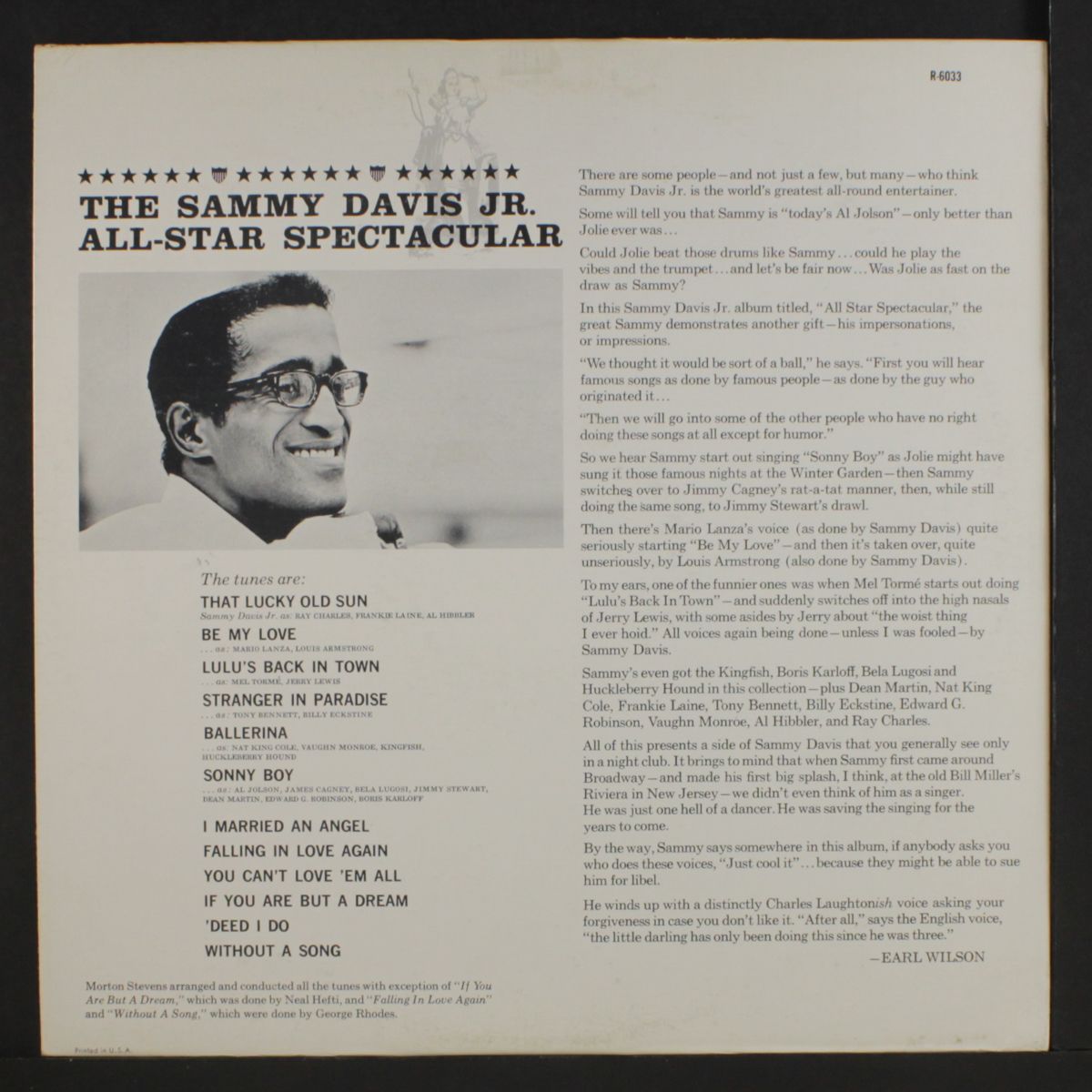 all-star spectacular by SAMMY DAVIS, JR.