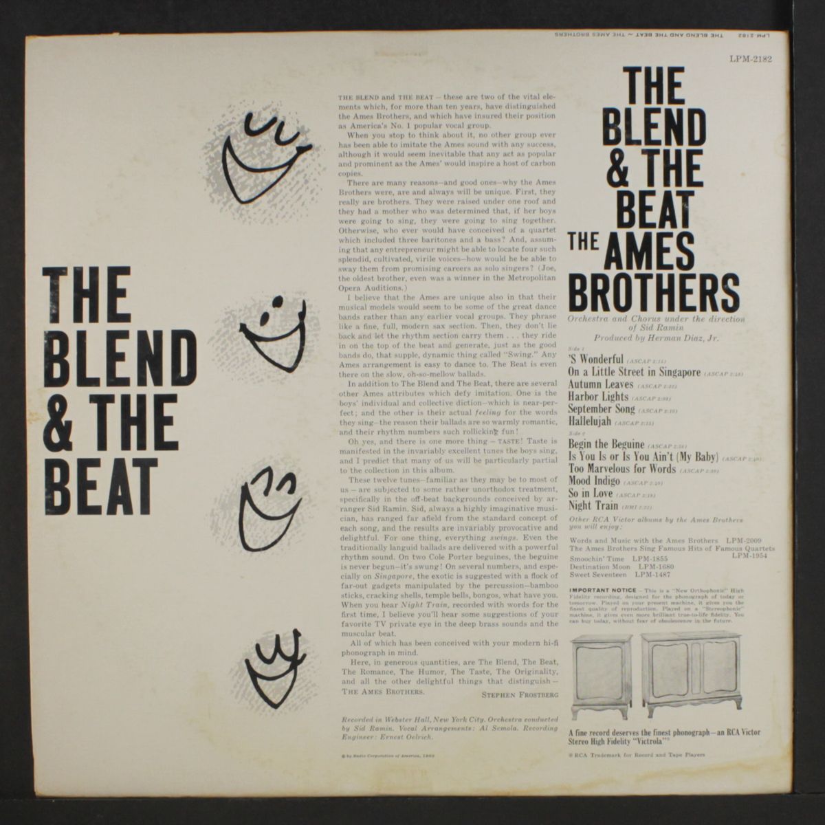 the blend and the beat by AMES BROTHERS