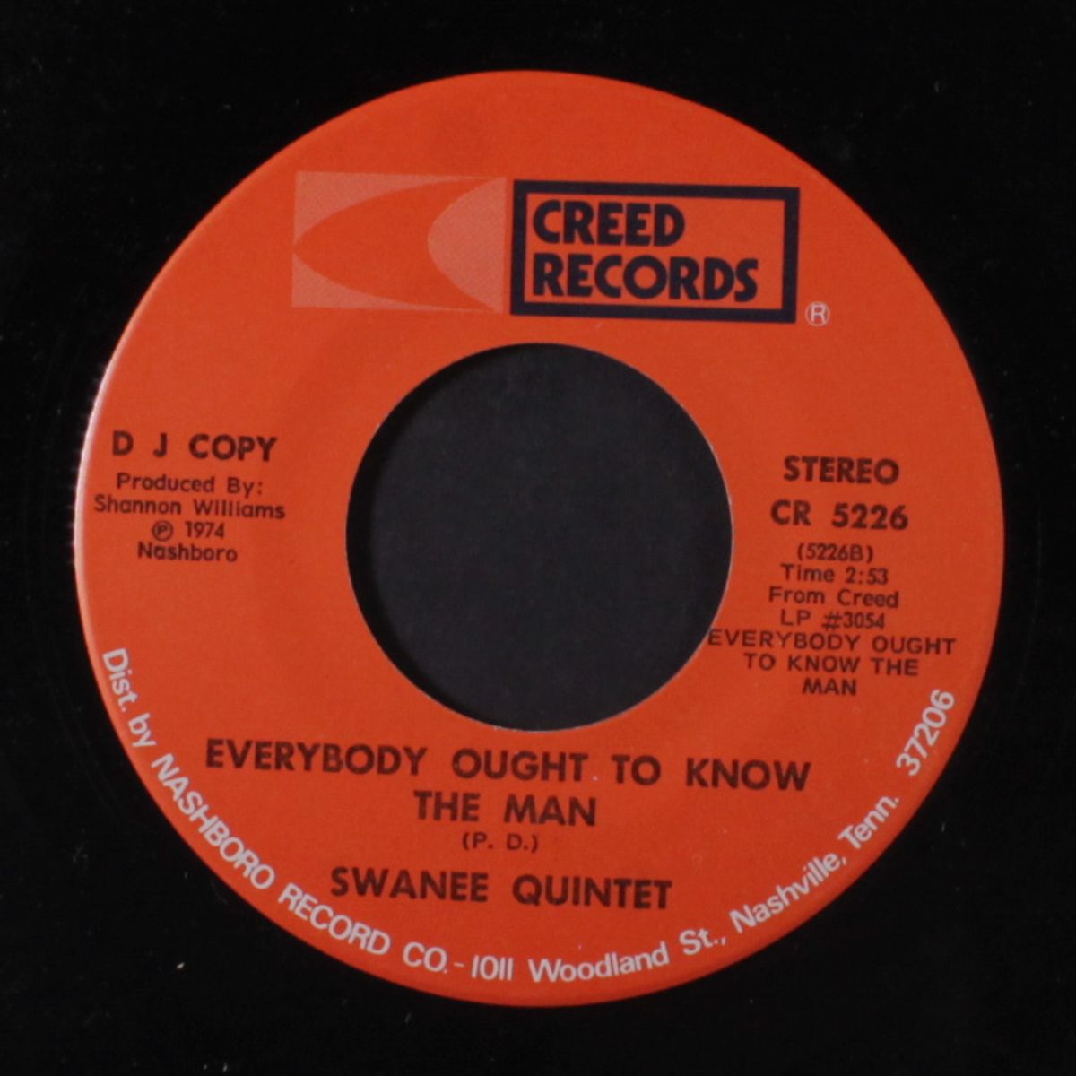 reach out and touch the lord / everybody ought to know the man by SWANEE QUINTET