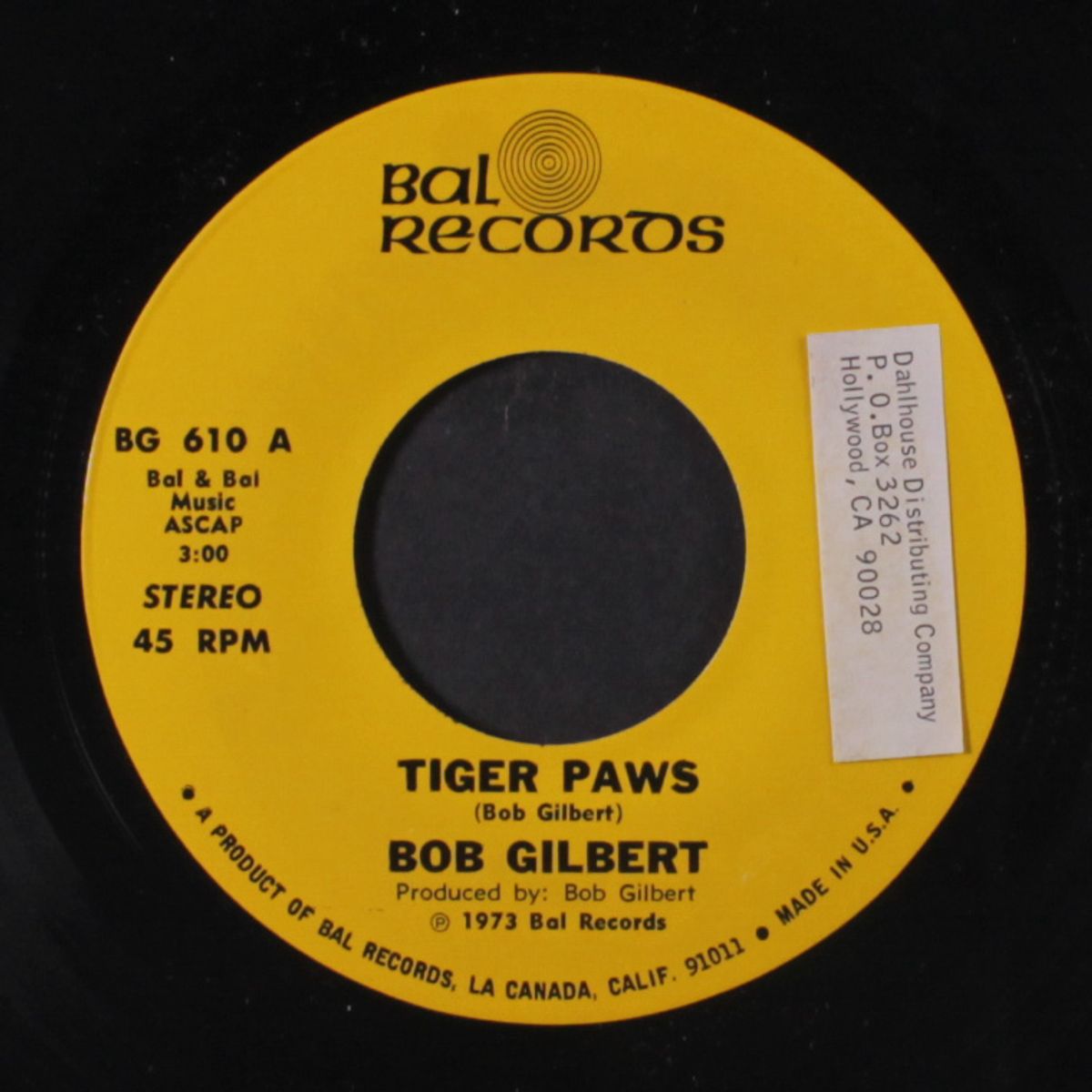 tiger paws / soft tears by BOB GILBERT