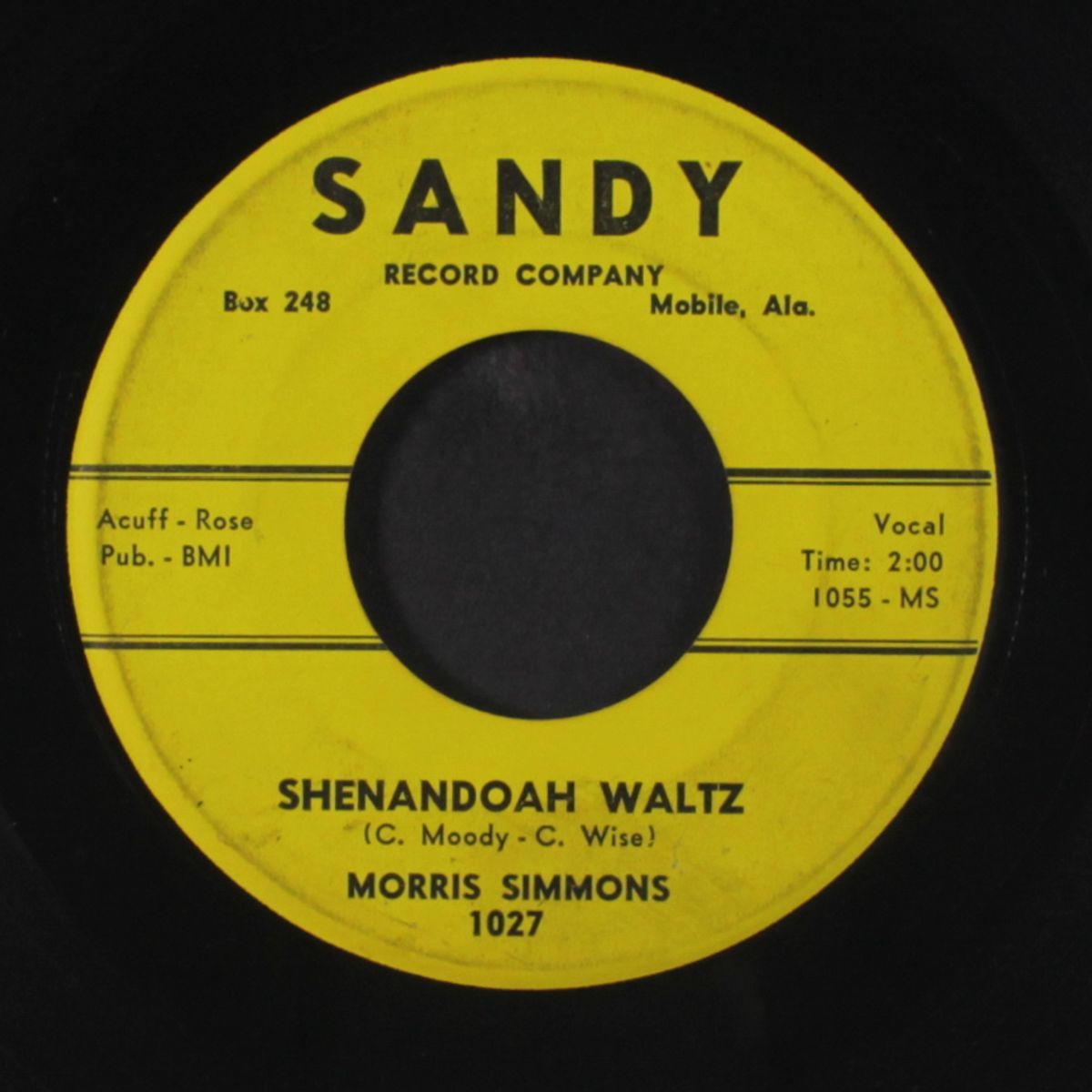 the waiting game / shenandoah waltz by MORRIS SIMMONS
