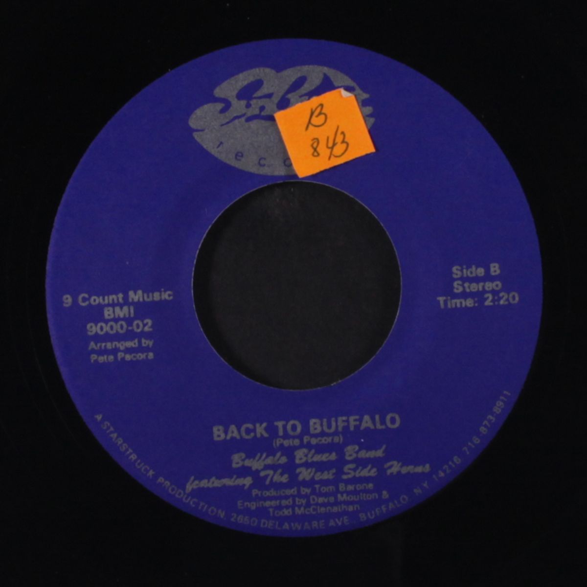 back to buffalo / joy, joy, joy by BUFFALO BLUES BAND