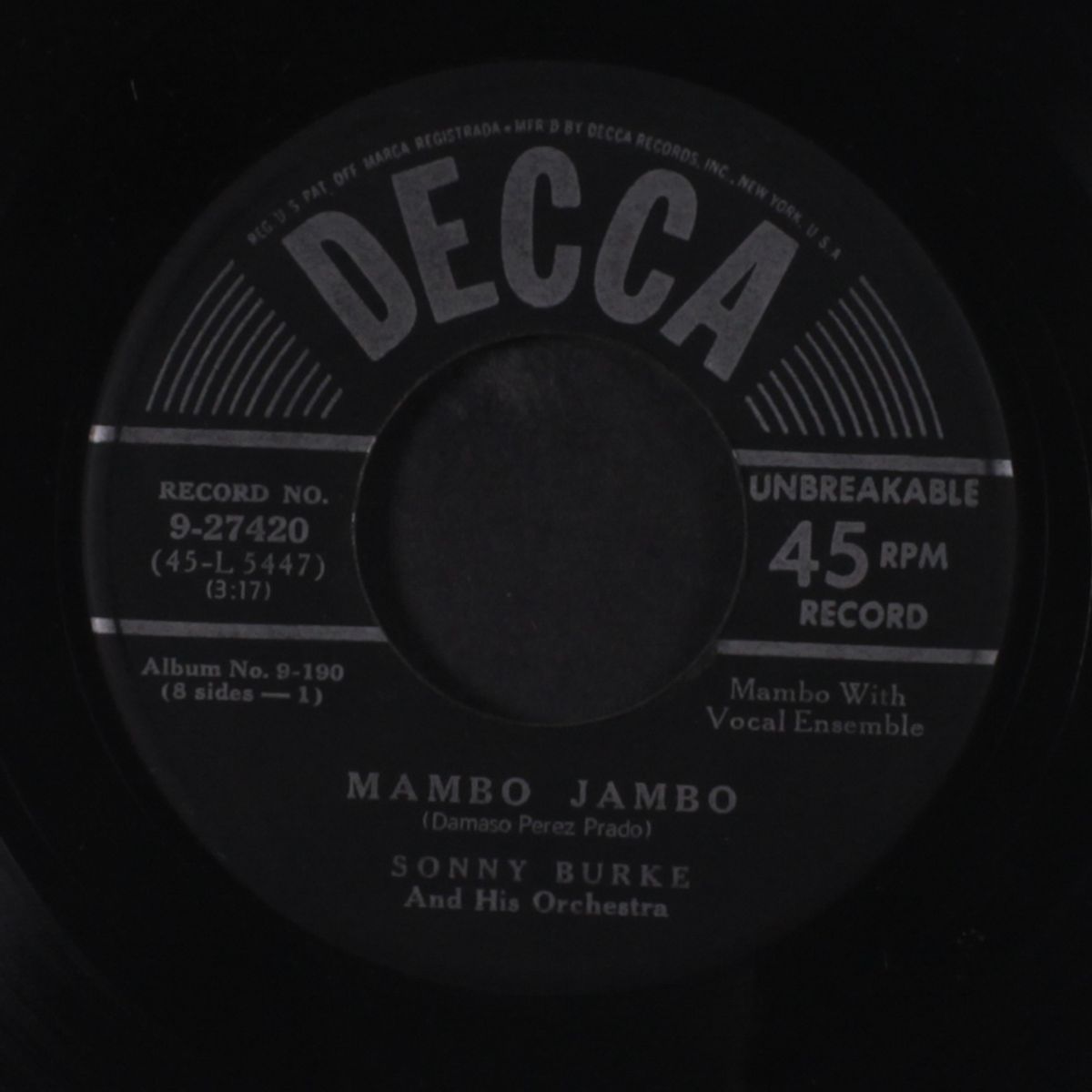 mambo jambo / more mambo jambo by SONNY BURKE