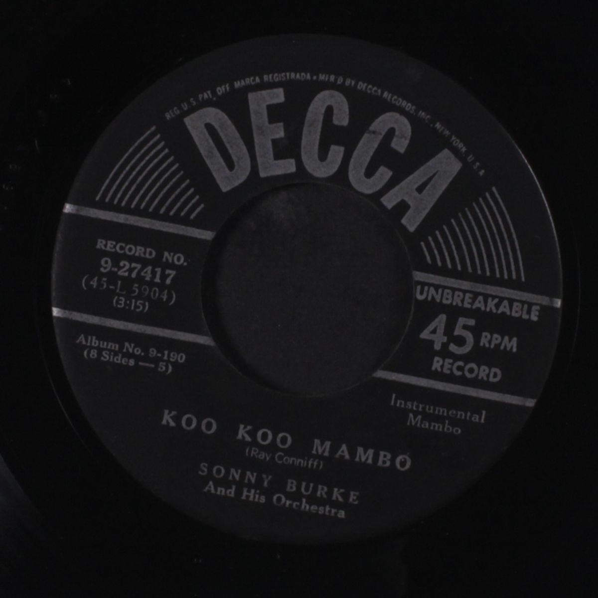 koo koo mambo / little bud mambo by SONNY BURKE