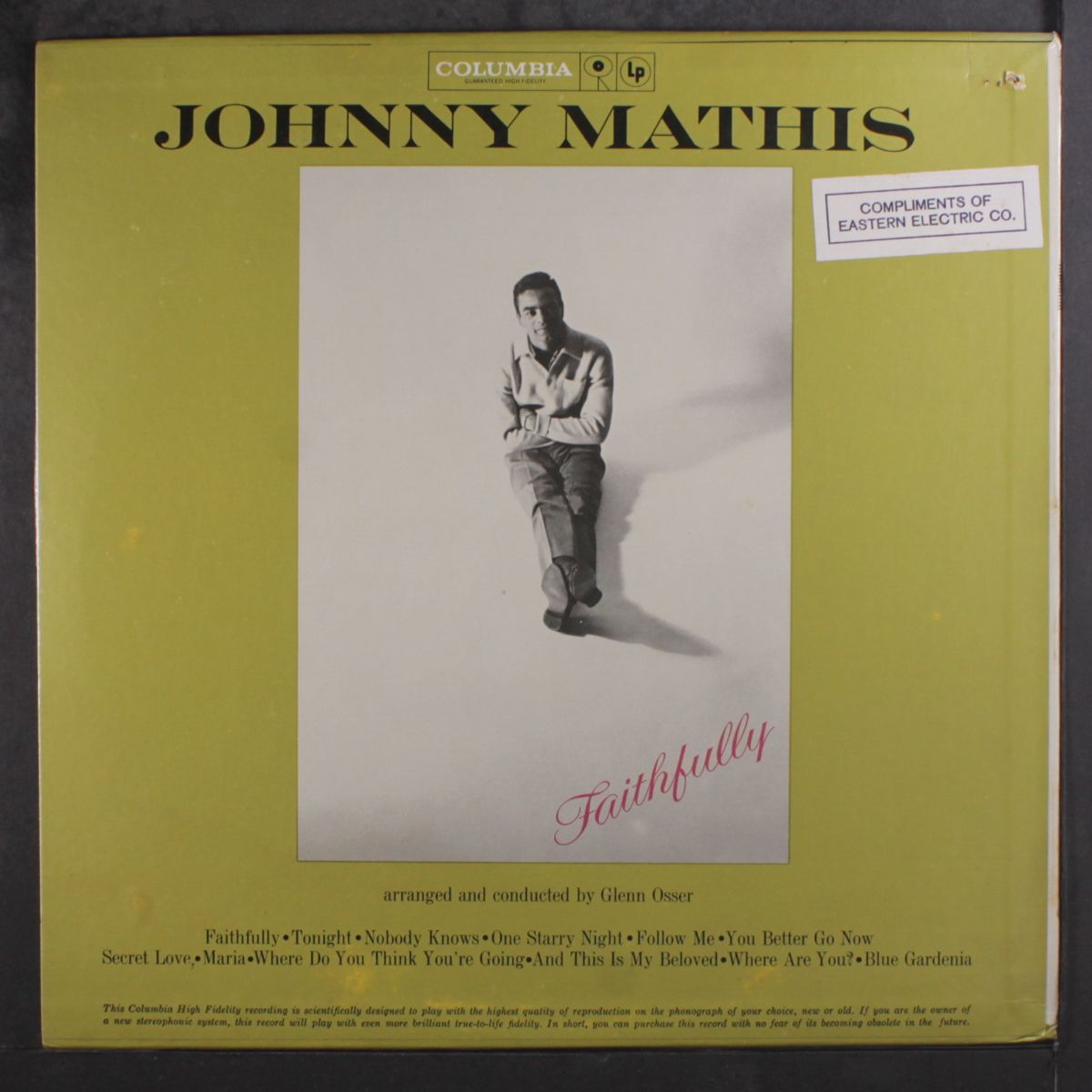 faithfully by JOHNNY MATHIS