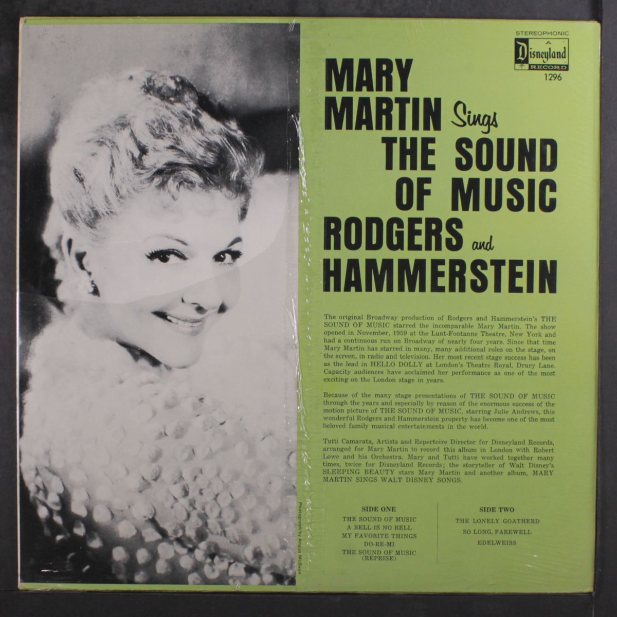 songs from the sound of music by MARY MARTIN