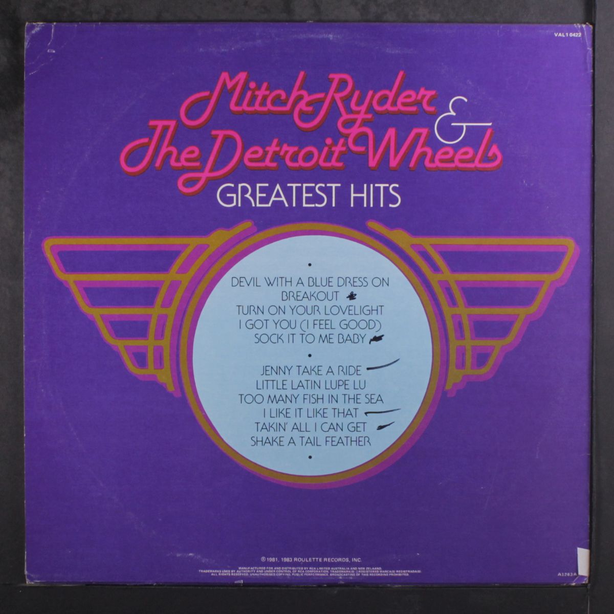 greatest hits by MITCH RYDER & DETROIT WHEELS