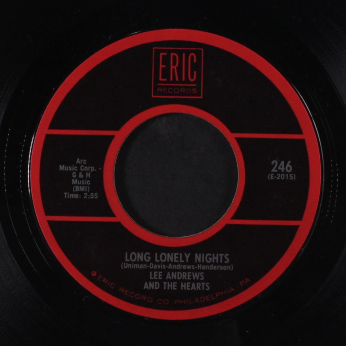 long lonely nights / teardrops by LEE ANDREWS & HEARTS