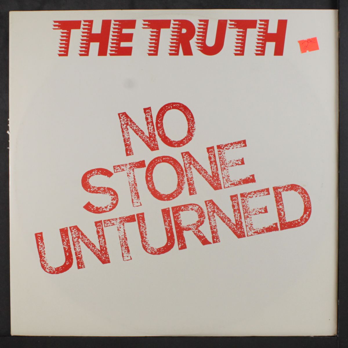 no stone unturned + 2 by TRUTH