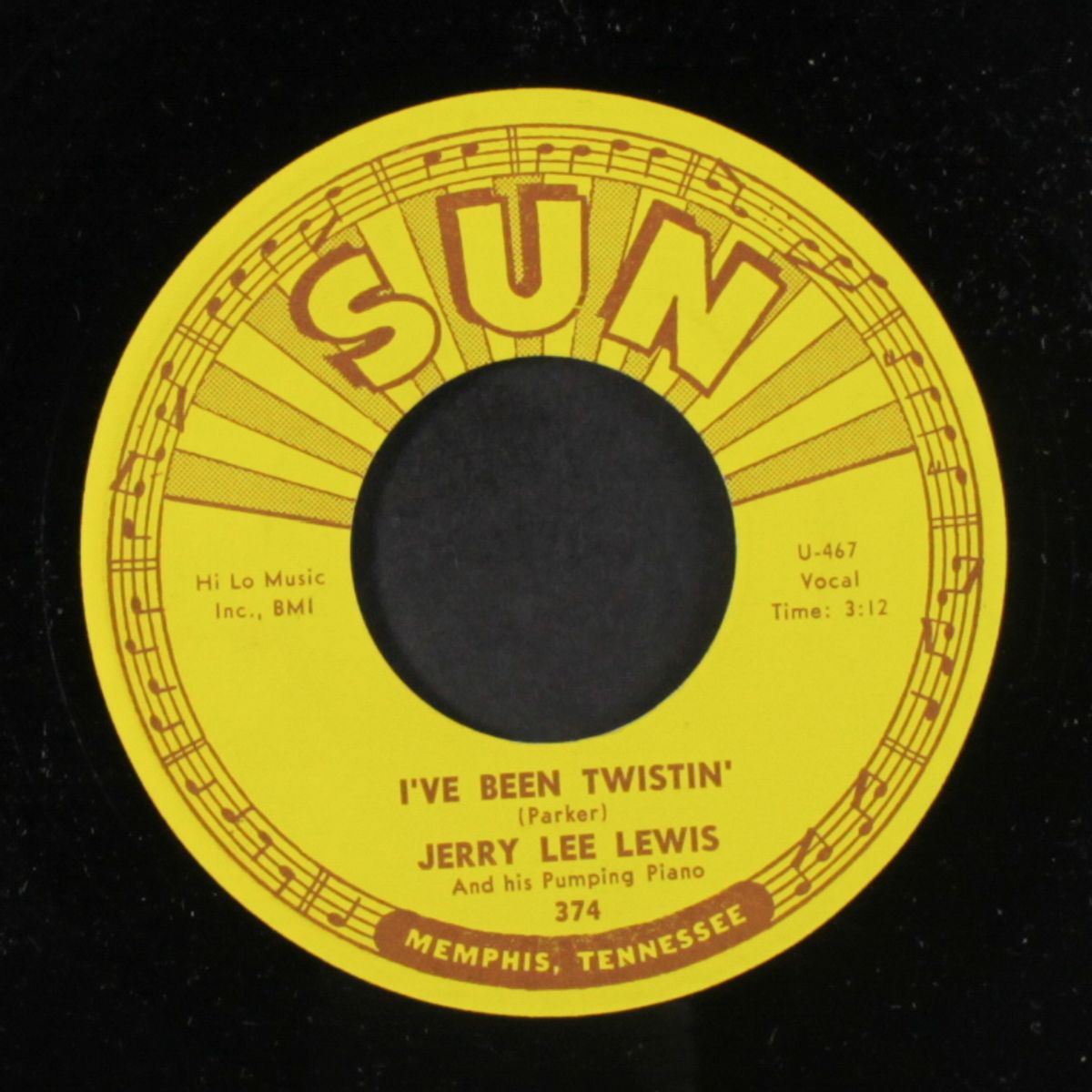 i've been twistin' / ramblin' rose by JERRY LEE LEWIS