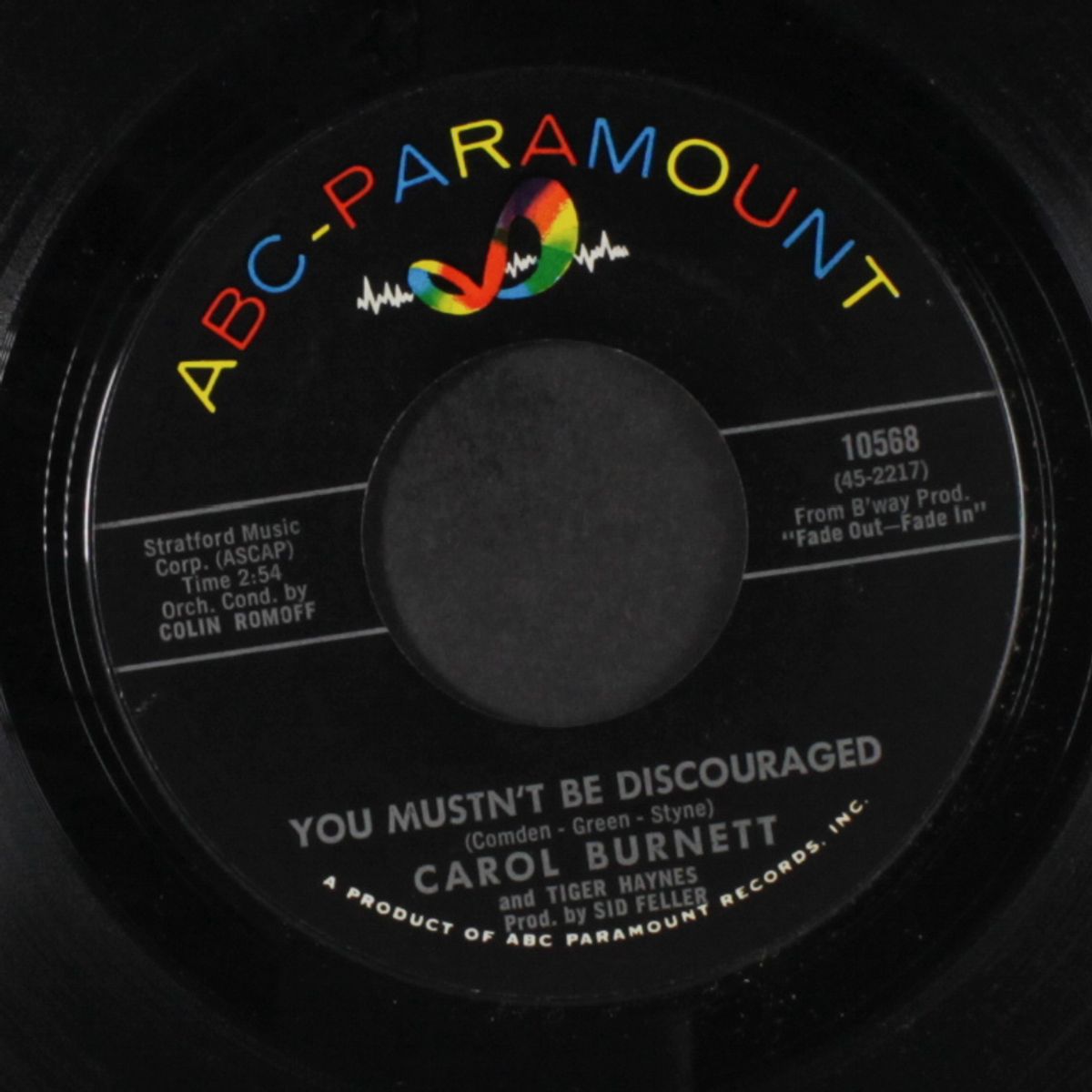 go home train / you mustn't be discouraged by CAROL BURNETT