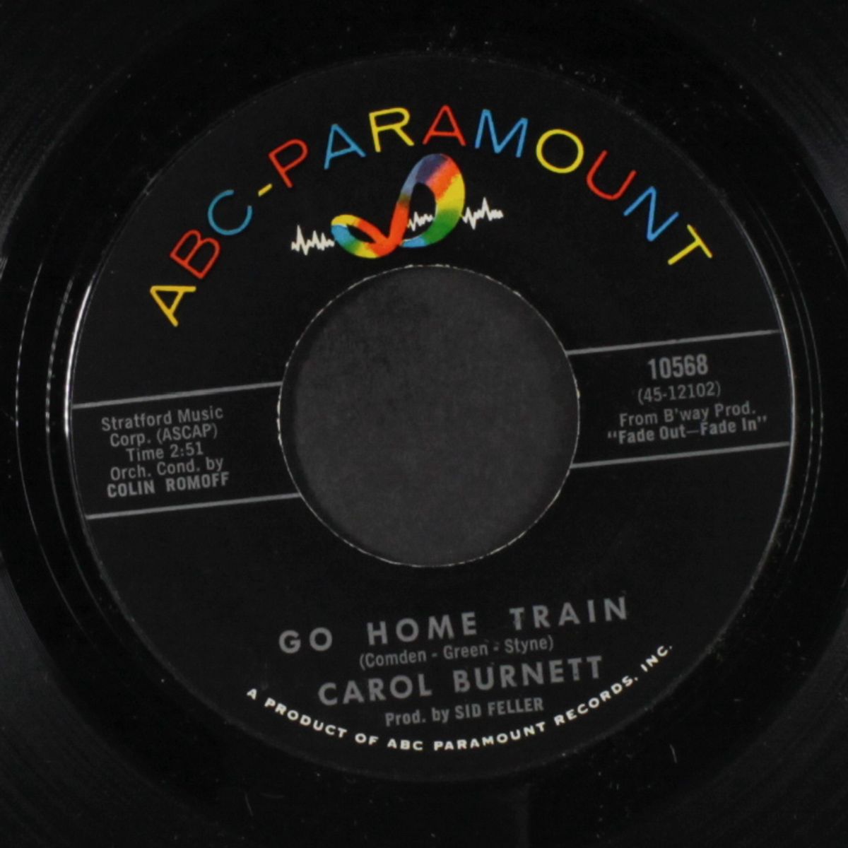 go home train / you mustn't be discouraged by CAROL BURNETT