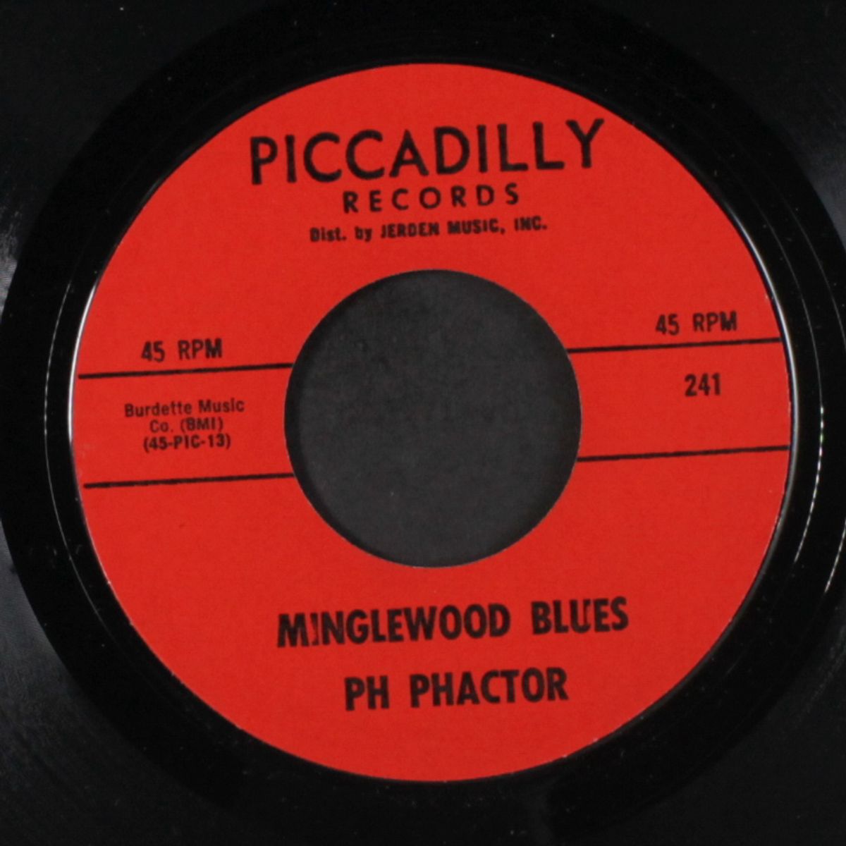 barefoot john / minglewood blues by PH PHACTOR