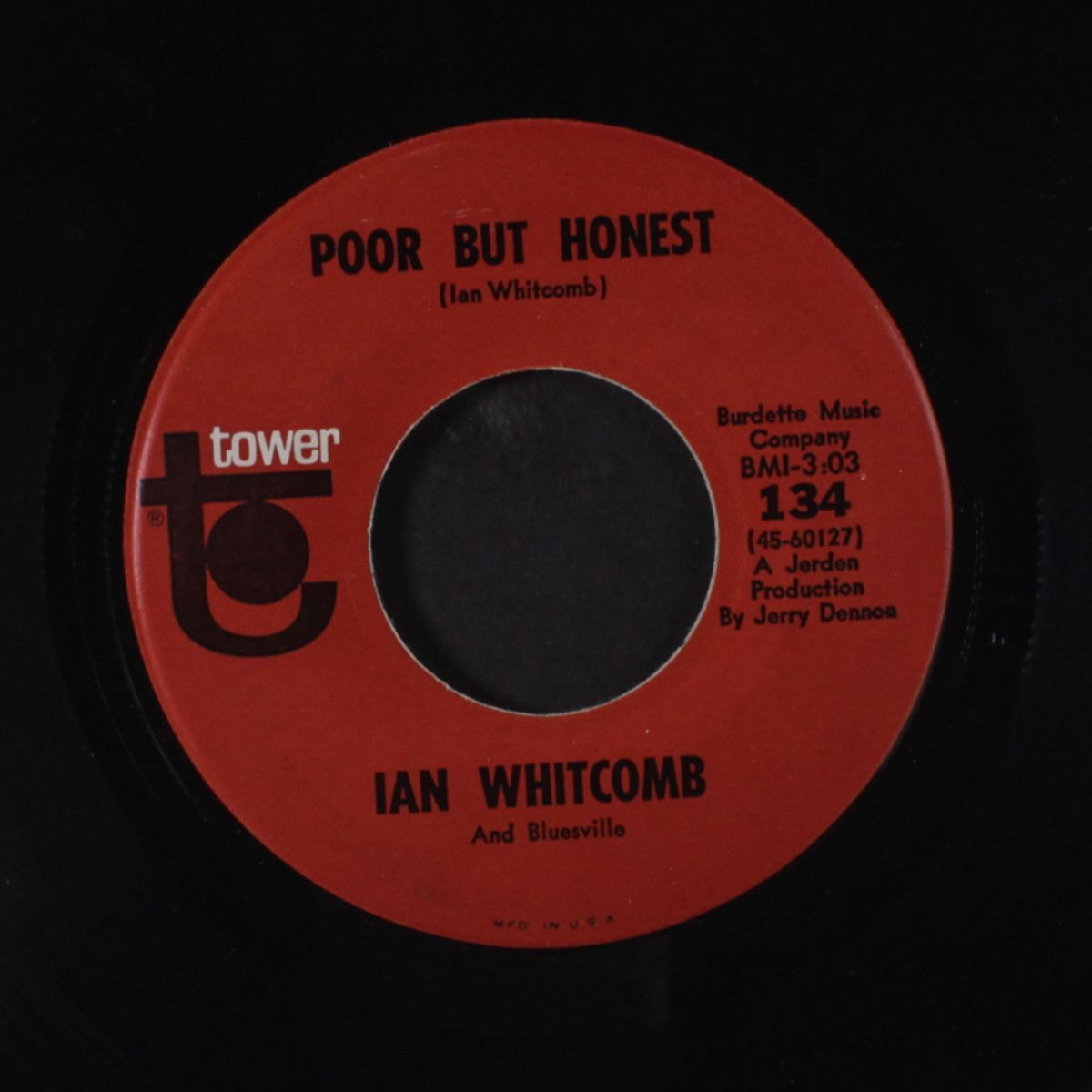 you turn me on / poor but honest by IAN WHITCOMB