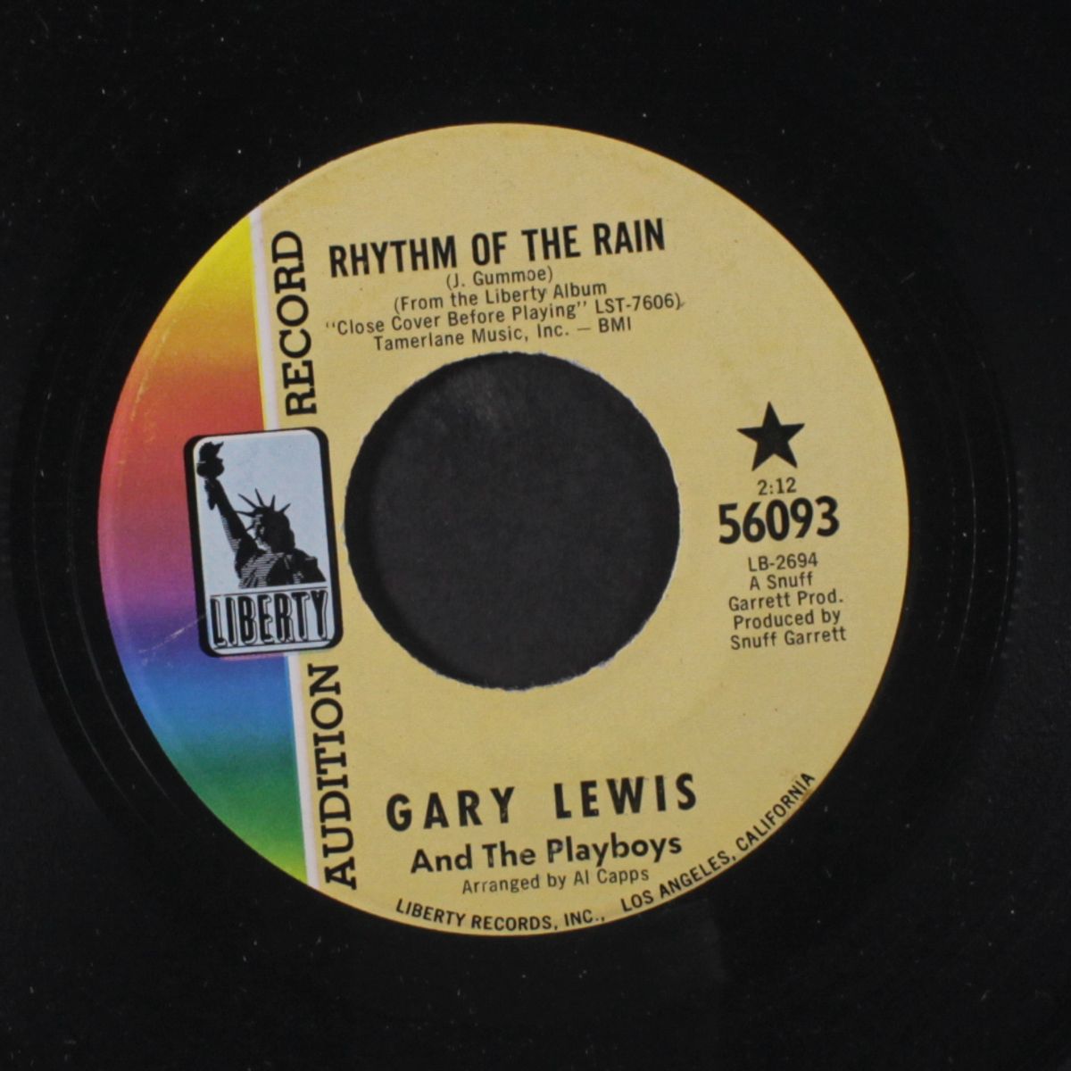 rhythm of the rain / mister memory by GARY LEWIS & PLAYBOYS