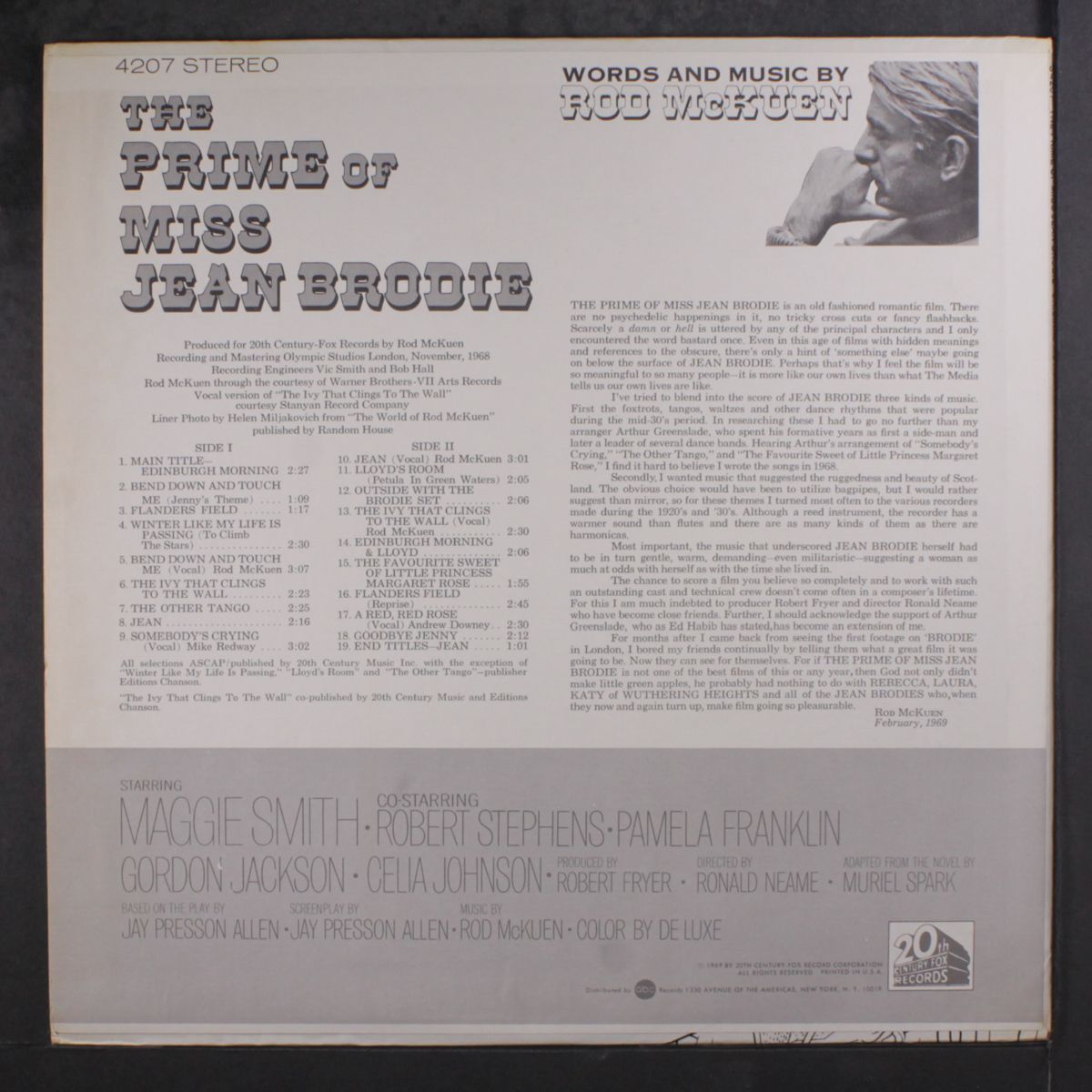 the prime of miss jean brodie by SOUNDTRACK