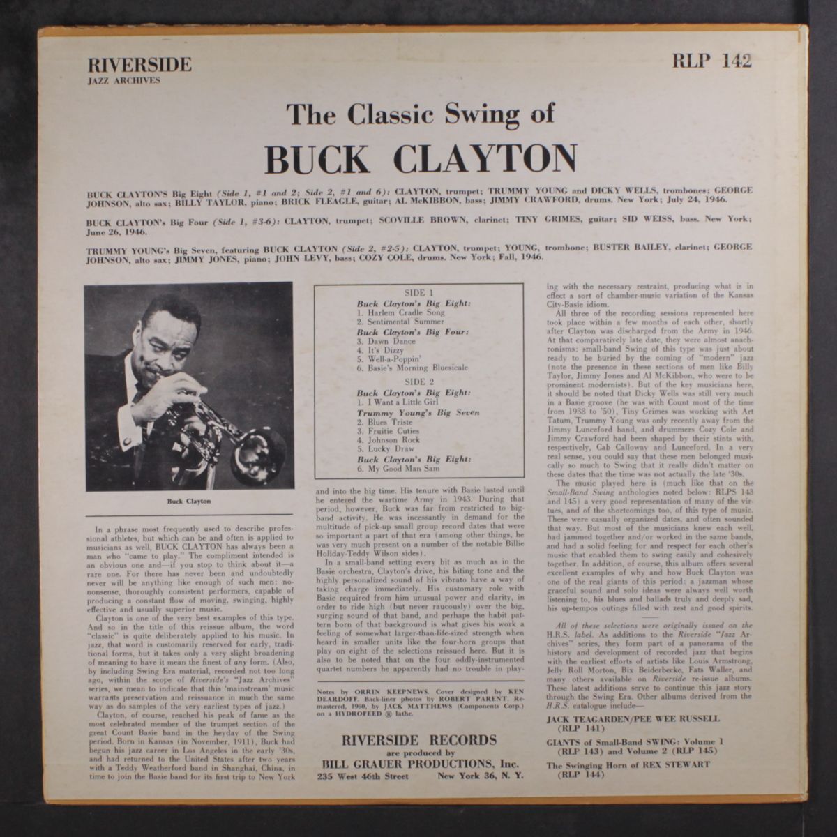 the classic swing of by BUCK CLAYTON