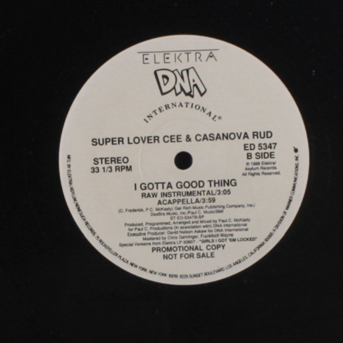 i gotta good thing by SUPER LOVER CEE & CASANOVA RUD