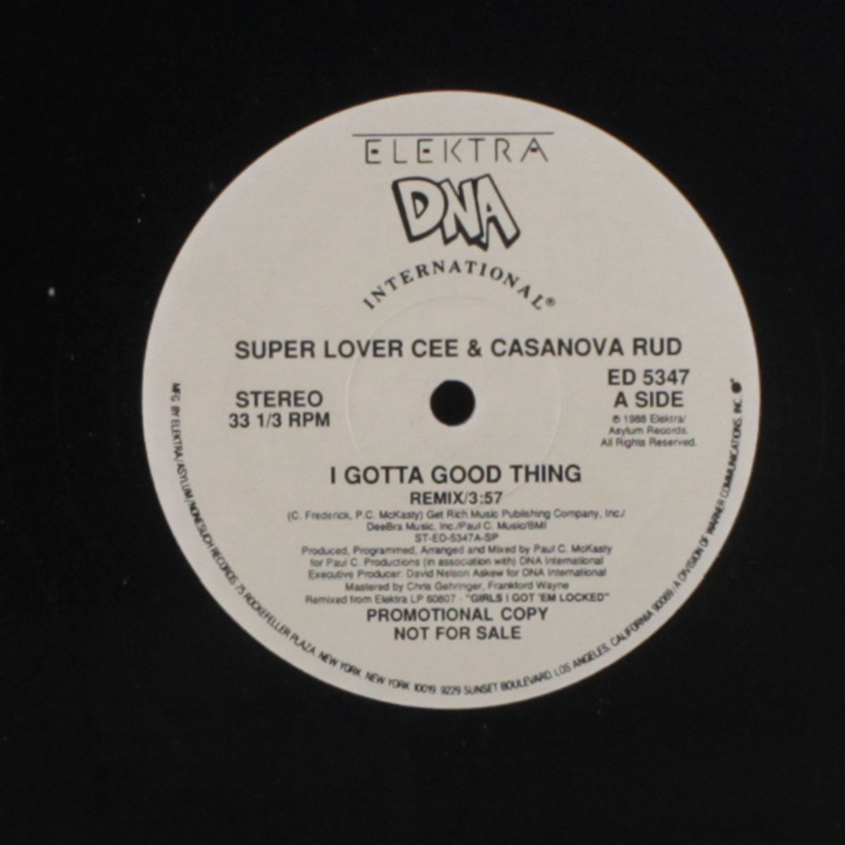 i gotta good thing by SUPER LOVER CEE & CASANOVA RUD