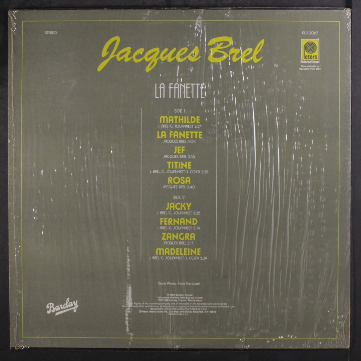 la fanette by JACQUES BREL