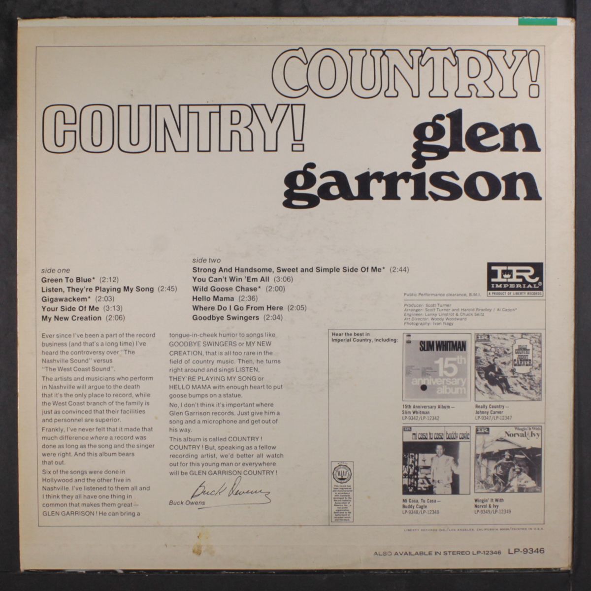 country! country by GLEN GARRISON
