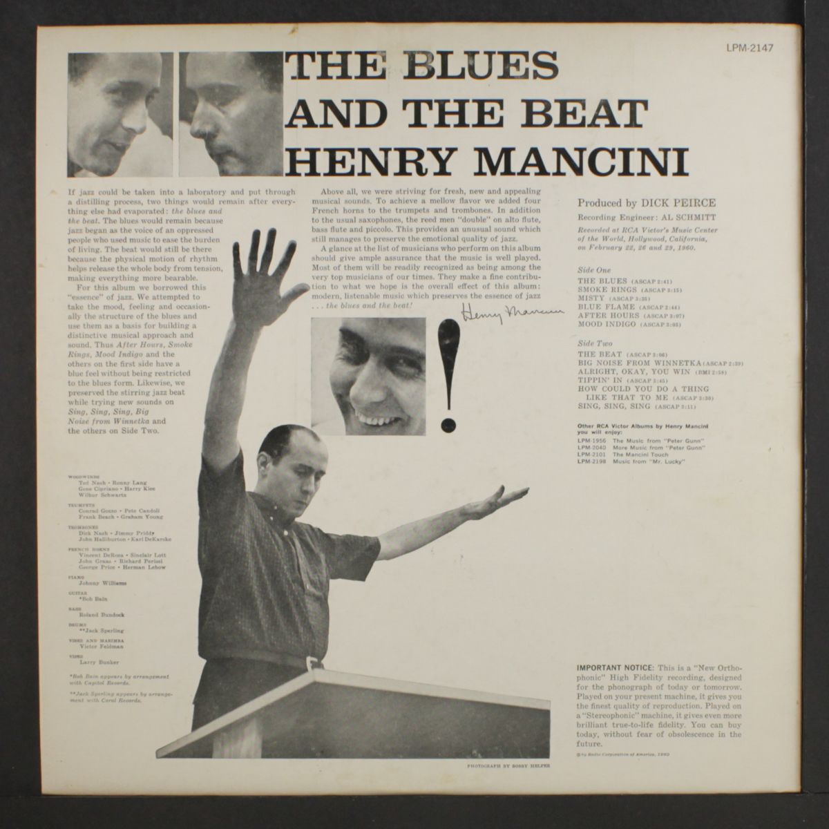 the blues and the beat by HENRY MANCINI