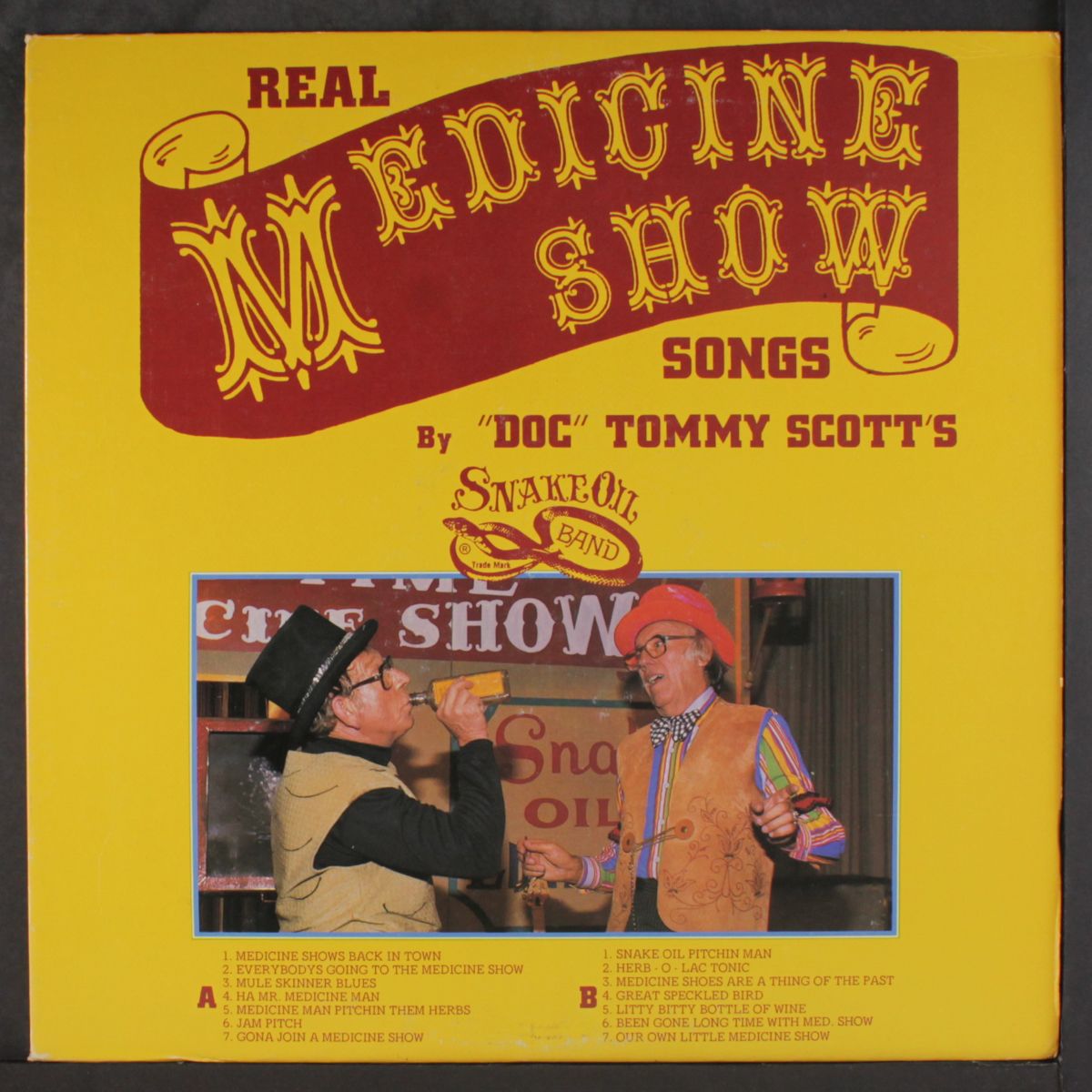 last real medicine show by "DOC" TOMMY SCOTT