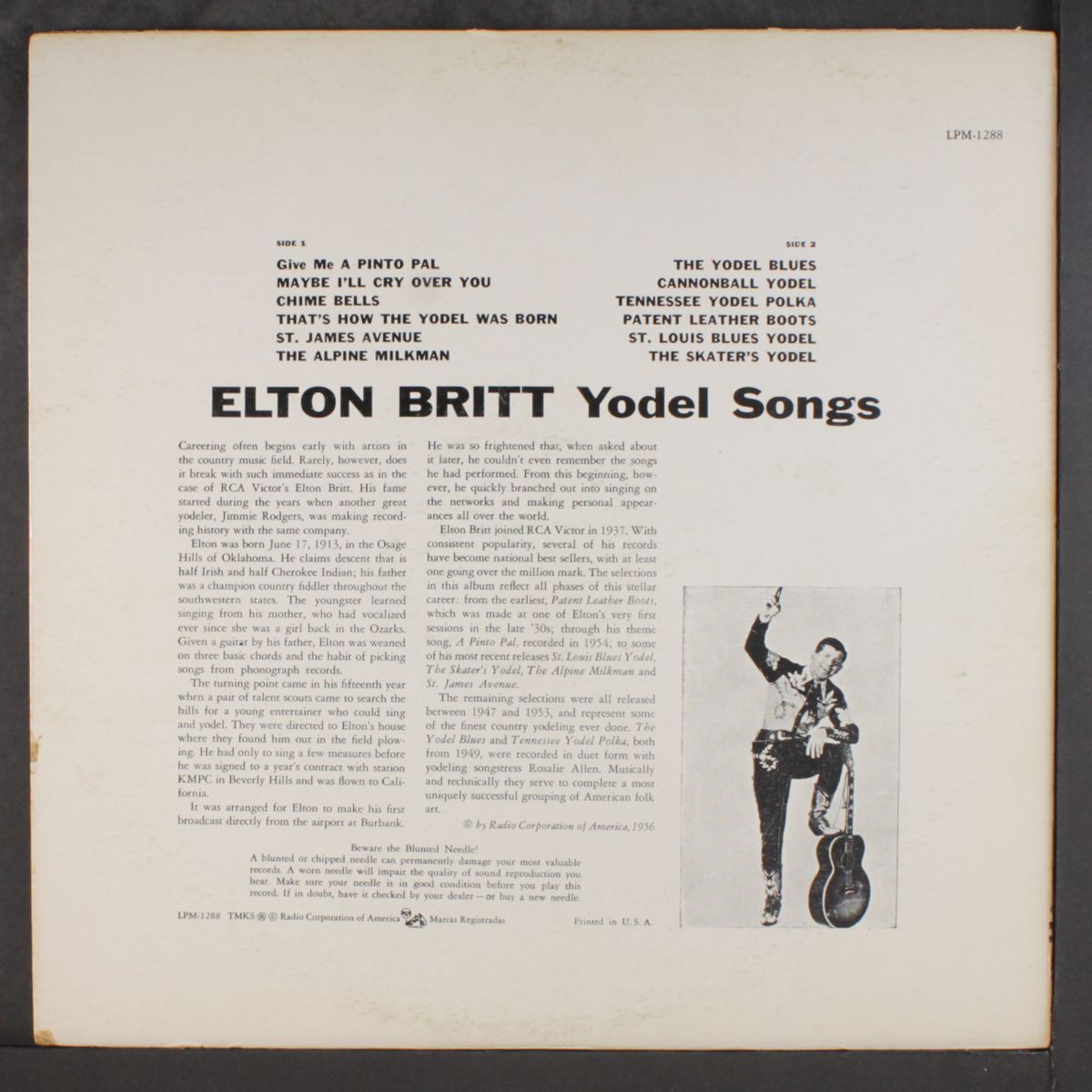 yodel songs by ELTON BRITT