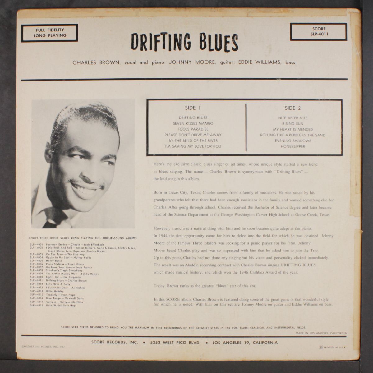 drifting blues by CHARLES BROWN