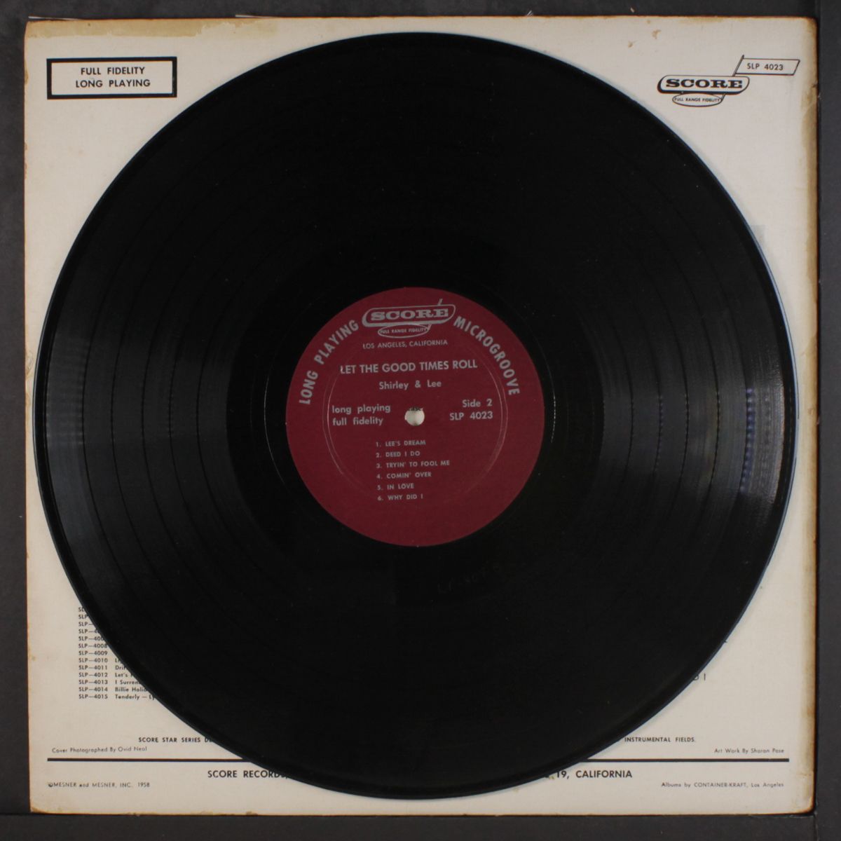 let the good times roll by SHIRLEY & LEE