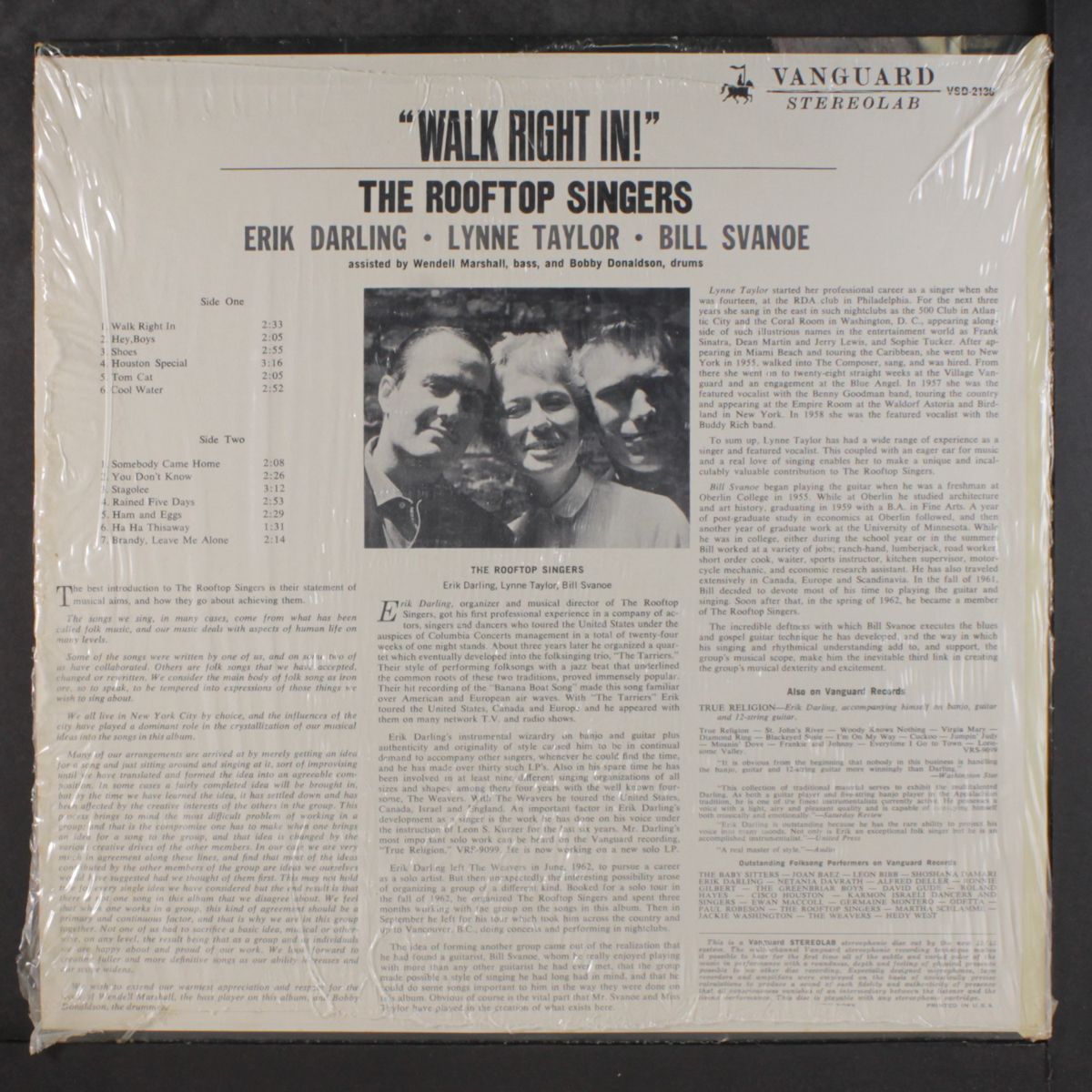 walk right in! by ROOFTOP SINGERS