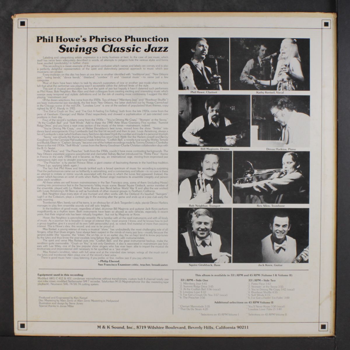swings classic jazz, vol. 2 by PHIL HOWE'S PHRISCO PHUNCTION