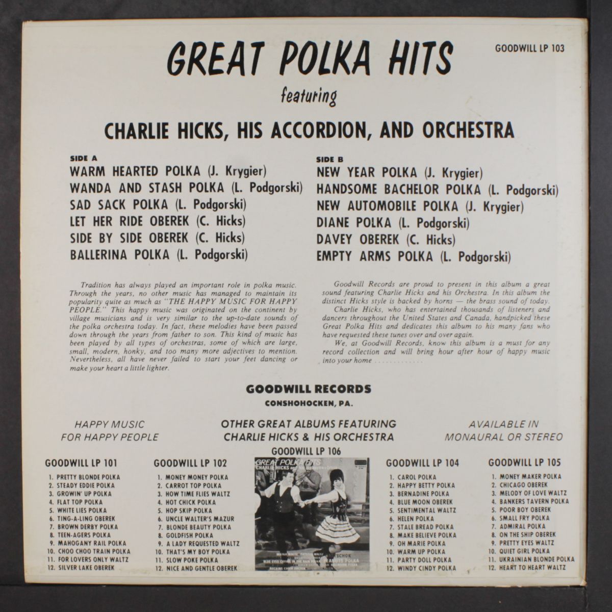 polkas are better than ever by CHARLES HICKS